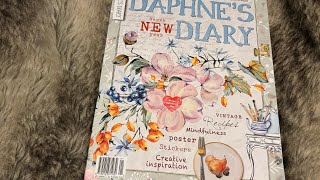 Daphne’s Diary No1 2024 flip through… from sainsburys  What a pleasant surprise daphnesdiary [upl. by Afatsuom]