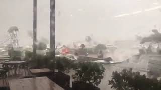 WATCH Breaking News Tornado sweeps through Krugersdorp [upl. by Neelram66]