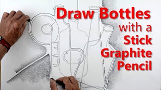 How to Draw Creatively PART 2 Drawing Bottles [upl. by Yelich]