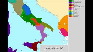 Roman conquest of Italy 343241 BC Every months [upl. by Kyne]