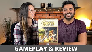 Caverna The Cave Farmers  Playthrough amp Review Uwe Rosenberg Series [upl. by Nywloc]