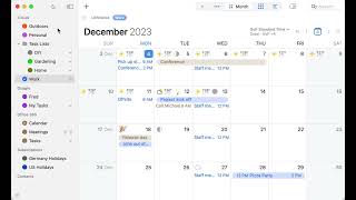 Creating a Calendar Set in BusyCal macOS [upl. by Hpesoj]