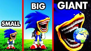 Growing BIGGEST SHIN SONIC GTA 5 [upl. by Ramberg]