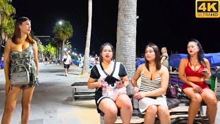 How is PATTAYA NOW Beach Road Thailand Walking around Pattaya 2024 [upl. by Tsenre]