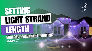 Setting Light Strip Length [upl. by Yderf412]