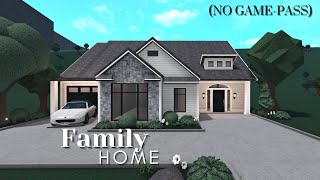 Bloxburg Easy Family Home  House Build Roblox [upl. by Nikolas]