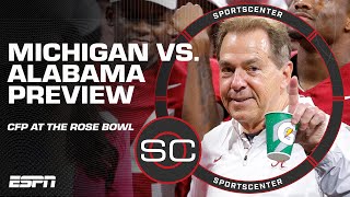 Inside the final preparations for Michigan amp Alabama before the Rose Bowl Game  SportsCenter [upl. by Argyle]