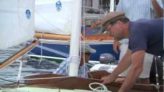 Bristol Boat Company  Herreshoff H20 Launch and First Sail in Bristol Rhode Island [upl. by Bartlet570]