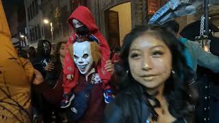 HALLOWEEN EN LA CALLE FRANCISCO I MADERO 🦇👻ZOCALO 2023 🎃💀 [upl. by Ajax]