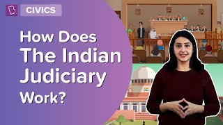 How Does The Indian Judiciary Work  Class 8  Civics  Learn With BYJUS [upl. by Haimorej83]