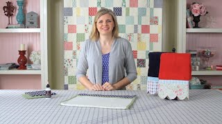 How to Make a Scalloped Hand Towel  Fat Quarter Shop [upl. by Bein888]