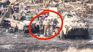 Ukrainian FPV Drone Action wipe out Russian Positions Hiding in Trench Columns [upl. by Hajan]