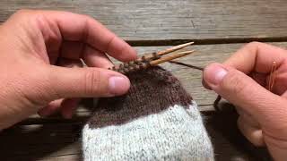 Basic Sock Tutorial Part 4  The Toe [upl. by Bronwyn59]