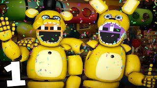 PLAYING AS SPRING FREDDY  Dayshift at Freddys 2 Five Nights at Freddys [upl. by Blatman361]