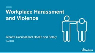 Workplace harassment and violence [upl. by Hekking501]