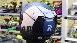 HJC RPHA 11 Quintain Blue Motorcycle Helmet [upl. by Airitac248]