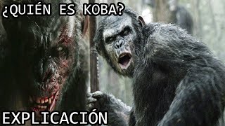 ¿Quién es Koba  El Oscuro Origen de Koba de El Planeta de los Simios Explicado [upl. by Veno]