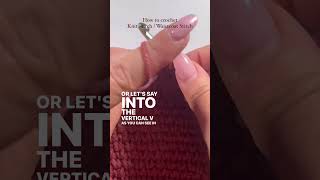 How to Crochet Waistcoat StitchKnit Stitch Easy Tutorial crochetstitch crochettutorial crochet [upl. by Amal]