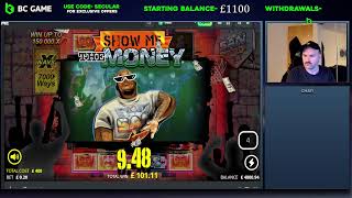 Slots amp Football bets BCGame  discord in chat for wager race prizes slots casino bcgame [upl. by Naret]