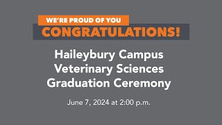 Haileybury Campus  Veterinary Sciences Graduation Ceremony Afternoon [upl. by Gadmann]