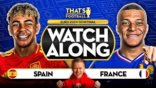 SPAIN vs FRANCE LIVE EURO 2024 with Mark GOLDBRIDGE LIVE [upl. by Anestassia183]