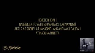 Di ako Fuckboy  JRoa amp Emcee Rhenn ft Agsunta Official Lyrics [upl. by Anilas]