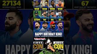 Greatest Indian Test Captain HAPPY BIRTHDAY WISHES TO THE GOAT VIRAT KOHLI🎉✨ viratkohli shortfeed [upl. by Yllek]