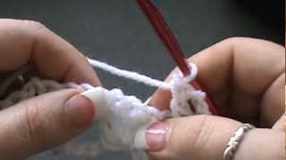 How to Crochet the quotWebbed Lace Stitchquot [upl. by Ayortal356]