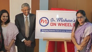 Dr Mohans On Wheels project launched  Mohans Diabetic Hospitals  Doctors Press Meet [upl. by Notle]