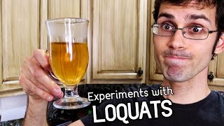 What to do with LOQUATS  Making Loquat Leaf Tea amp Loquat Crumble  Weird Fruit Explorer [upl. by Marguerie]