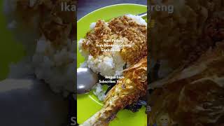 Nasi Padang Ikan Bandeng Goreng Enak Sekali ikanbandeng kuliner nasipadang makansiang [upl. by O'Neil]