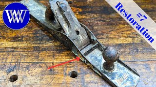 How To Restore a Stanley 7 Hand Plane [upl. by Aicilram]