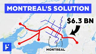 Montreal’s 69BN New Railway Network [upl. by Yregerg879]