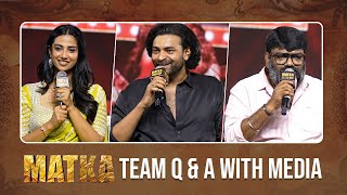 Matka Movie Team Q amp A With Media  Varun Tej  Meenakshi Chaudhary  Manastars [upl. by Nired]