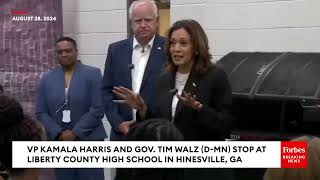 Kamala Speaks To A Georgia High School Band [upl. by Eltrym]