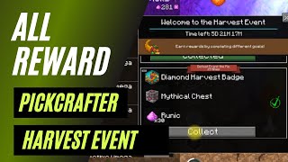 Pickcrafter Harvest Event  Harvest Dinner Pickaxe  Pickcrafter Gameplay [upl. by Adnical]