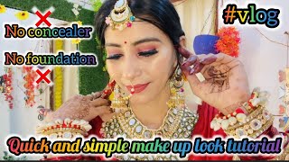 Quick and simple makeup look ￼ tutorial ￼💄 [upl. by Ellainad994]