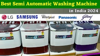 Best Semi Automatic Washing Machine in India 2024 ⚡ Best Washing Machine Under 10000 in India 2024 [upl. by Arehsat]