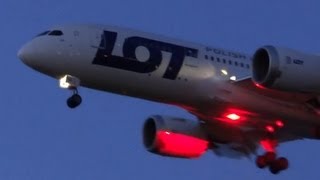 LOT Polish Boeing 787 Dreamliner SPLRE LOT 3 Landing Chicago OHare  ORD Plane Spotting HD [upl. by Rodney551]