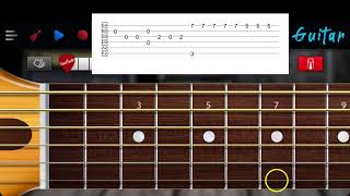 Gitara  Parokya ni Edgar real guitar app Free Tabs [upl. by Trici803]