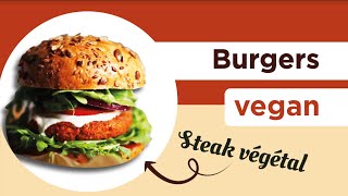 Burgers vegan aux champignons et haricots rouges [upl. by Armmat]