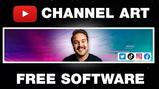 How to Make a YouTube Channel Art Banner For FREE Without Photoshop [upl. by Asiil]