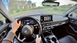 2022 Honda Civic Touring Sedan  POV Review [upl. by Eenaffit]