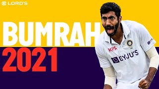 👀 Jasprit Bumrah Shines WIth Bat and Ball at Lords  England v India 2021 [upl. by Acireed49]