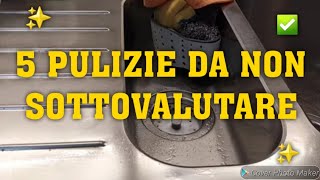 5 PULIZIE DA NON SOTTOVALUTARE😲🪣cleaninghacks cleanwithme hacks [upl. by Cousin]