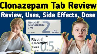 Clonazepam Tablets ip 05 mg 2 mg uses in hindi  Review Rvotril 05 mg  Uses Side Effects Dose [upl. by Martina]