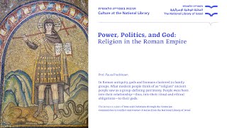 Power Politics and God Religion in the Roman Empire Prof Paula Fredriksen [upl. by Frye309]