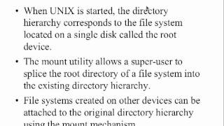 Unix OS Class Lecture 4 [upl. by Wenz]