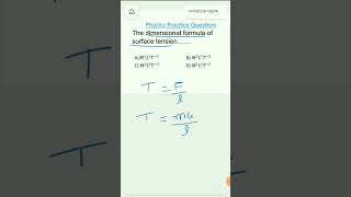 🔥How to find Dimensional formula in physics shorts shortsfeed [upl. by Idak]