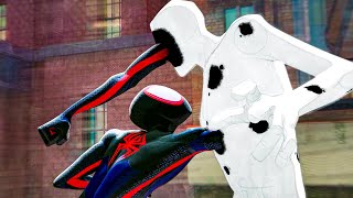 Miles vs Spot Fight Scene  SpiderMan Across the SpiderVerse [upl. by Hekker421]